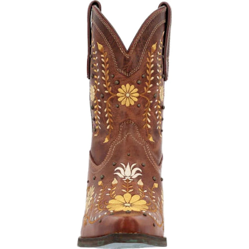 Durango Golden Wildflower Western Bootie