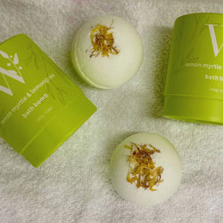 Natural Bath Bombs - Lemon Myrtle & Lemongrass