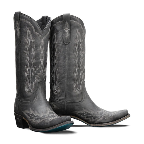 Lane Lexington Boot - Distressed Jet Black