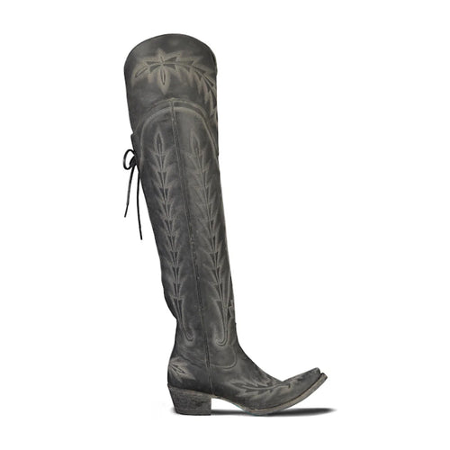 Lane Lexington OTK Corset - Distressed Jet Black