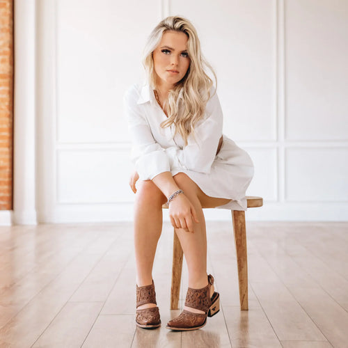 Lane Robin Slingback Mule — Burnt Caramel