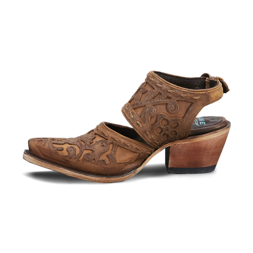 Lane Robin Slingback Mule — Burnt Caramel