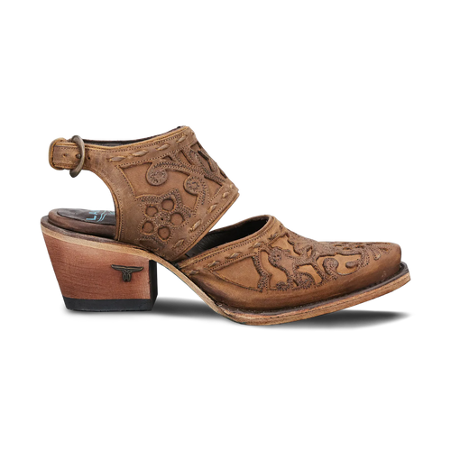 Lane Robin Slingback Mule — Burnt Caramel