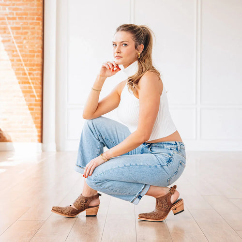 Lane Robin Slingback Mule — Desert Clay