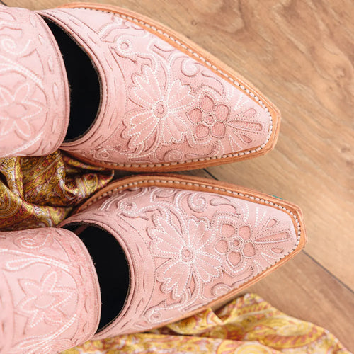Lane Robin Slingback Mule — Blush