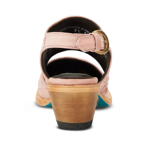 Lane Robin Slingback Mule — Blush
