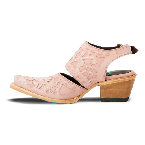 Lane Robin Slingback Mule — Blush