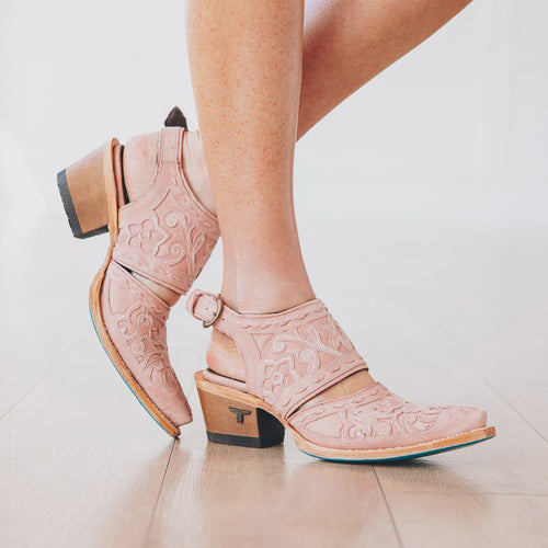 Lane Robin Slingback Mule — Blush