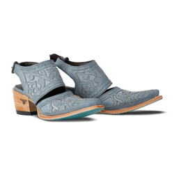 Lane Robin Slingback Mule — Washed Denim