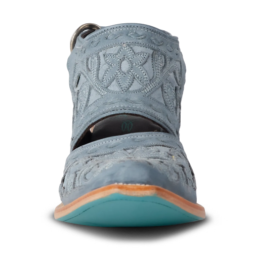 Lane Robin Slingback Mule — Washed Denim