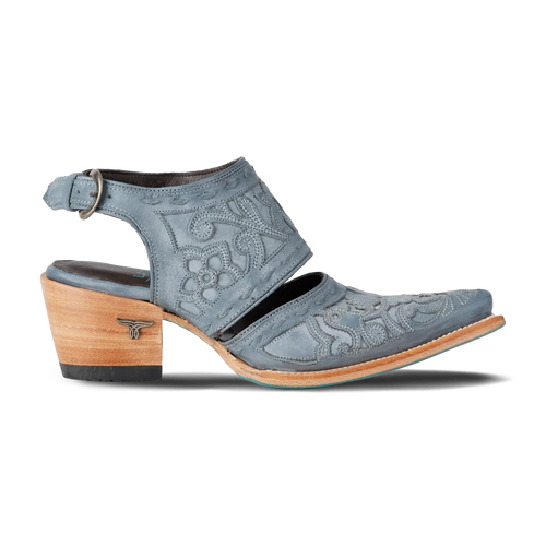 Lane Robin Slingback Mule — Washed Denim