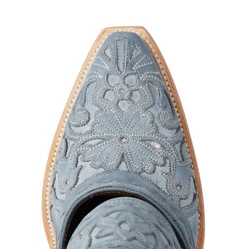 Lane Robin Slingback Mule — Washed Denim