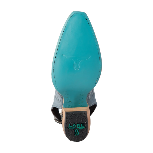 Lane Robin Slingback Mule — Washed Denim
