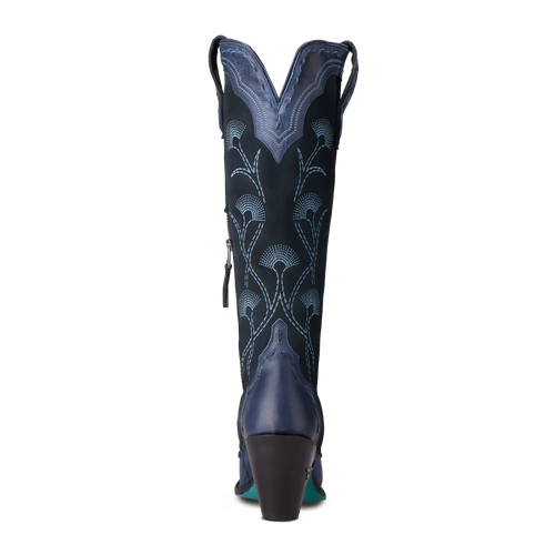 Lane Tessa Knee High Boot — Navy Suede