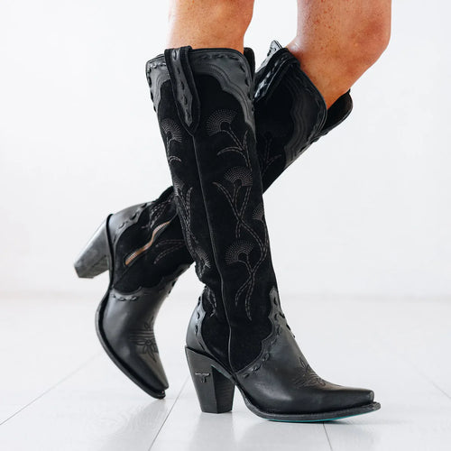 Lane Tessa Knee High Boot — Jet Black