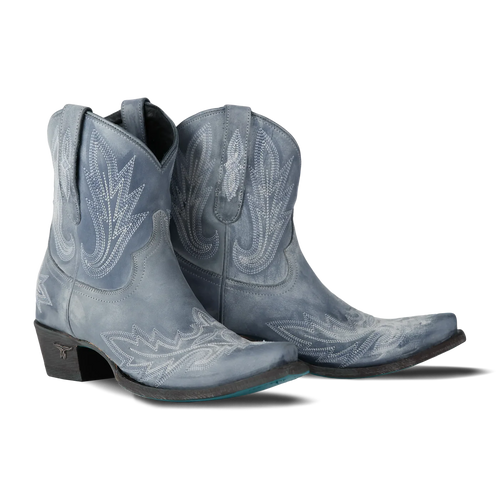Lane Lexington Bootie - Washed Denim