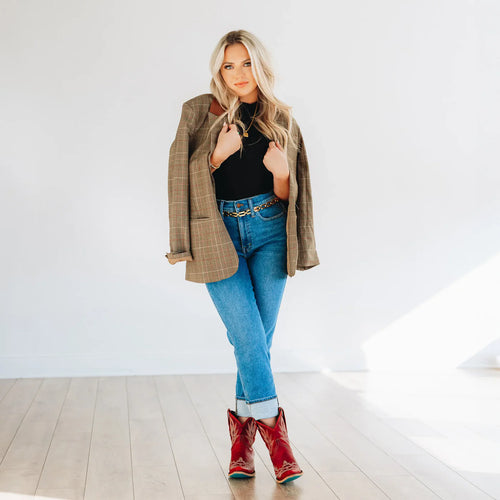 Lane Lexington Bootie - Smoldering Ruby