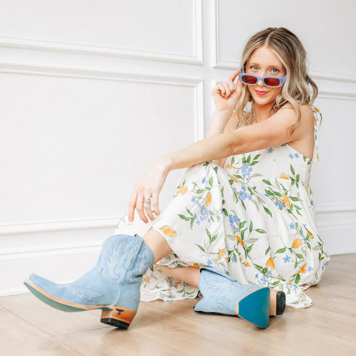 Lane Lexington Bootie - Powder Blue