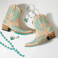 Lane Lexington Bootie - Sand & Stream