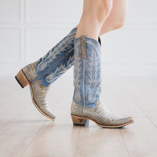 Lane Skylight Boot — Gilded Denim