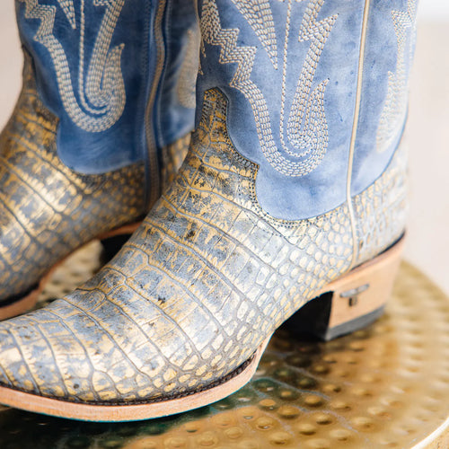 Lane Skylight Boot — Gilded Denim