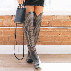 Lane Lexington OTK Corset - Distressed Jet Black