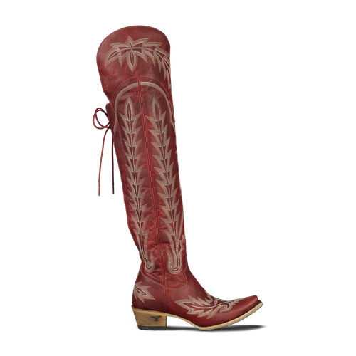 Lane Lexington OTK Corset — Smoldering Ruby
