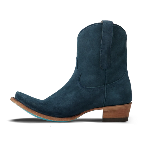 Lane Emma Jane Bootie — Navy Suede