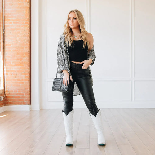 Lane Smokeshow Boot — Matte White