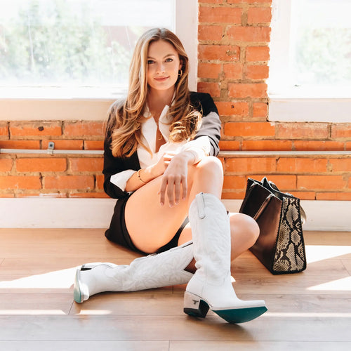 Lane Smokeshow Boot — Matte White