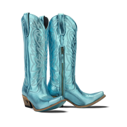 Lane Smokeshow Boot — Turquoise Metallic