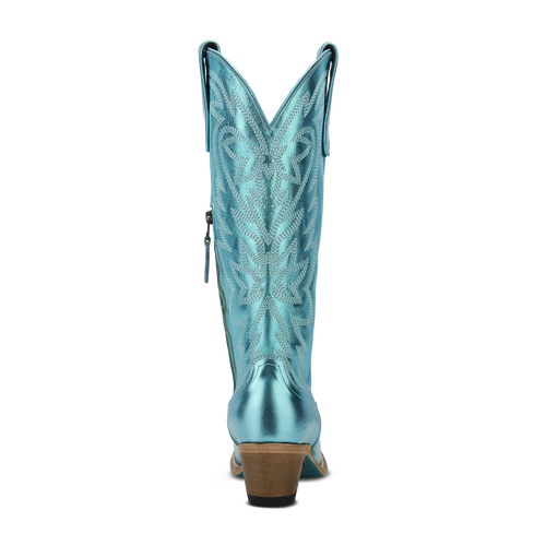 Lane Smokeshow Boot — Turquoise Metallic