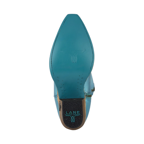 Lane Smokeshow Boot — Turquoise Metallic