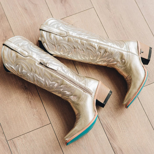 Lane Smokeshow Boot — Champagne Metallic
