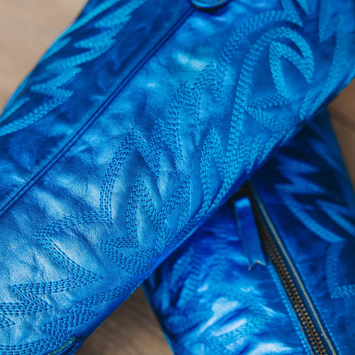 Lane Smokeshow Boot — Cobalt Metallic