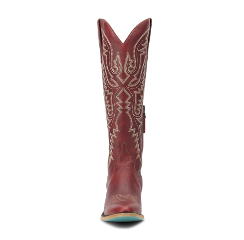Lane Monica Knee High Corset - Smoldering Ruby