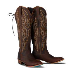 Lane Monica Knee High Corset — Cognac
