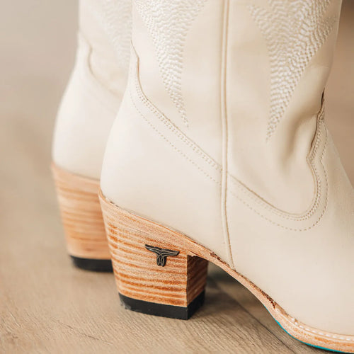 Lane Jentry Knee High Boot - Pale Ivory