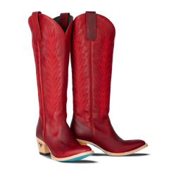 Lane Jentry Knee High Boot — Smoldering Ruby
