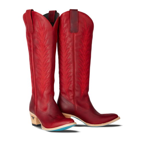 Lane Jentry Knee High Boot — Smoldering Ruby