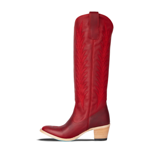 Lane Jentry Knee High Boot — Smoldering Ruby