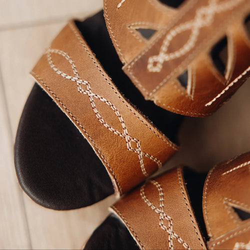 Lane Becca Wedge Desert Clay