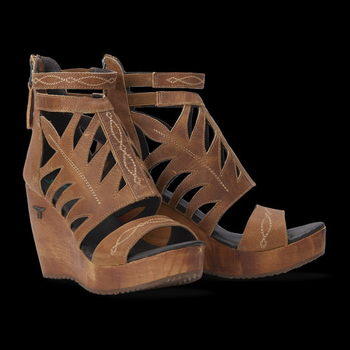 Lane Becca Wedge Desert Clay