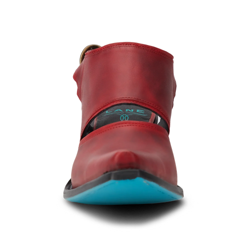 Lane Plain Jane Slingback Mule — Smoldering Ruby