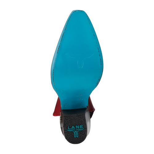 Lane Plain Jane Slingback Mule — Smoldering Ruby
