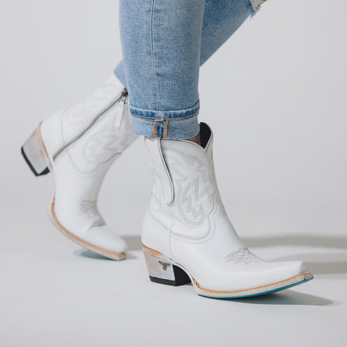 Lane Smokeshow Bootie — Matte White
