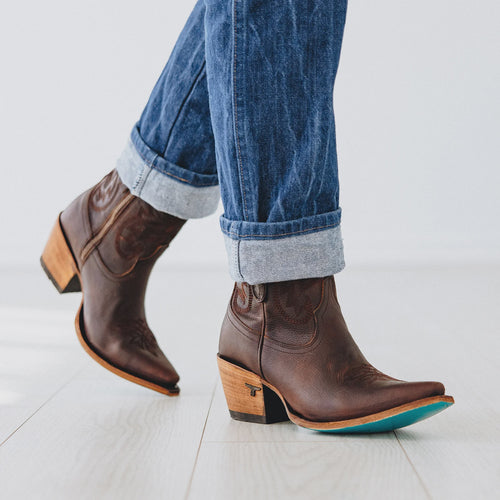 Lane Smokeshow Bootie — Cognac