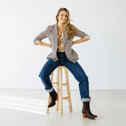Lane Smokeshow Bootie — Cognac