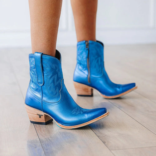 Lane Smokeshow Bootie — Cobalt Metallic