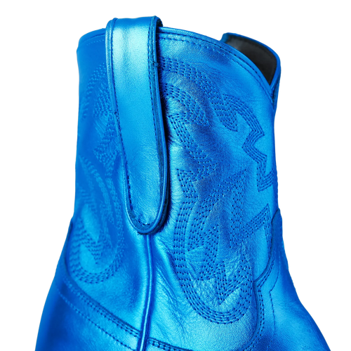 Lane Smokeshow Bootie — Cobalt Metallic